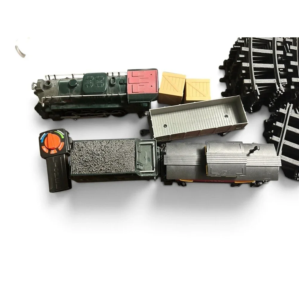 Lionel Battery-Operated Pennsylvania Flyer Freight Toy Train Set with Bluetooth